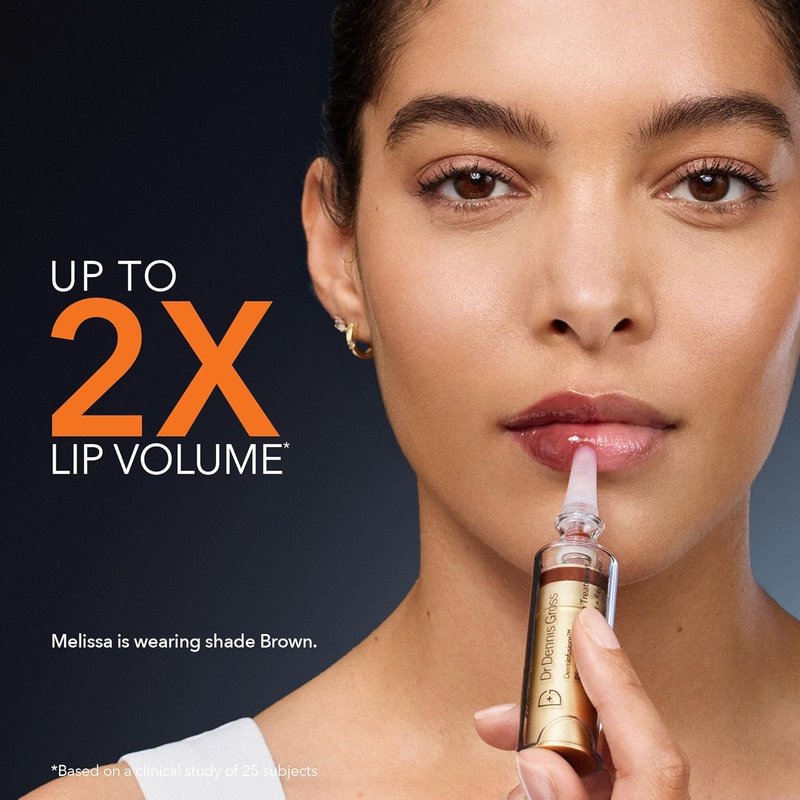 Dr. Dennis Gross Plump + Repair Tinted Lip Treatment - Hyaluronic Acid & Peptides for Moisture Barrier Repair | 4 mL