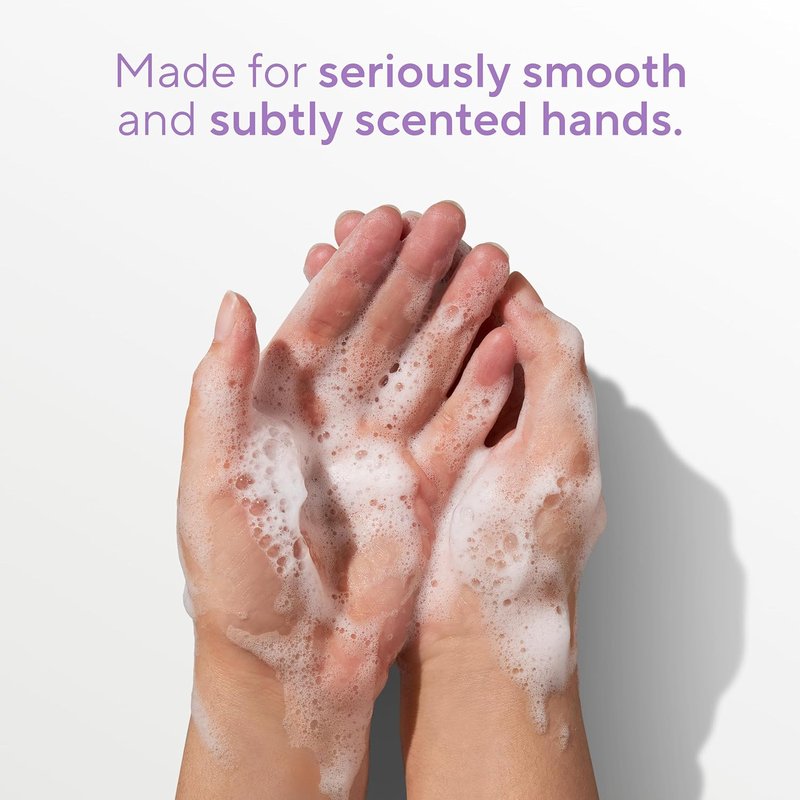 Liquid Hand Soap - Lilac & White Tea Scent | Non-Drying, Plant-Based Formula, 13 oz Bottle