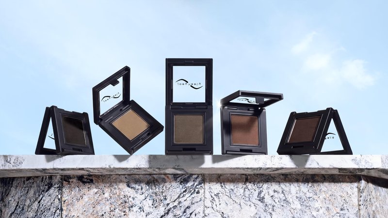 Joey Healy Luxe Brow Powder, Natural and Soft Definition Eyebrow Powder, Waterproof Brow Makeup Formula, Corduroy (Ash)
