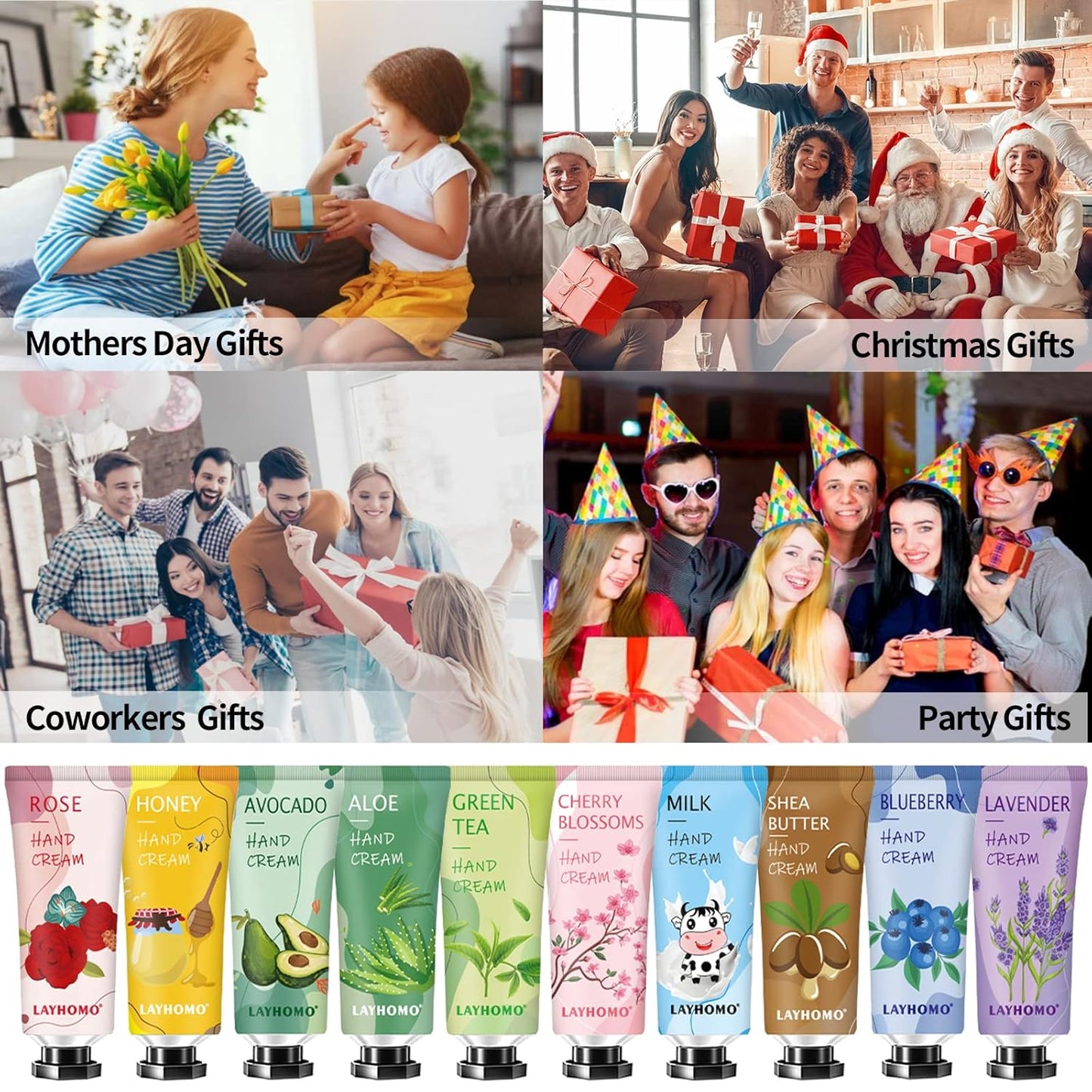 Hand Cream Bulk Set - 74 Pack Travel Size Moisturizers | Perfect Easter Basket Stuffers & Gifts for Moms, Teachers, Nurses