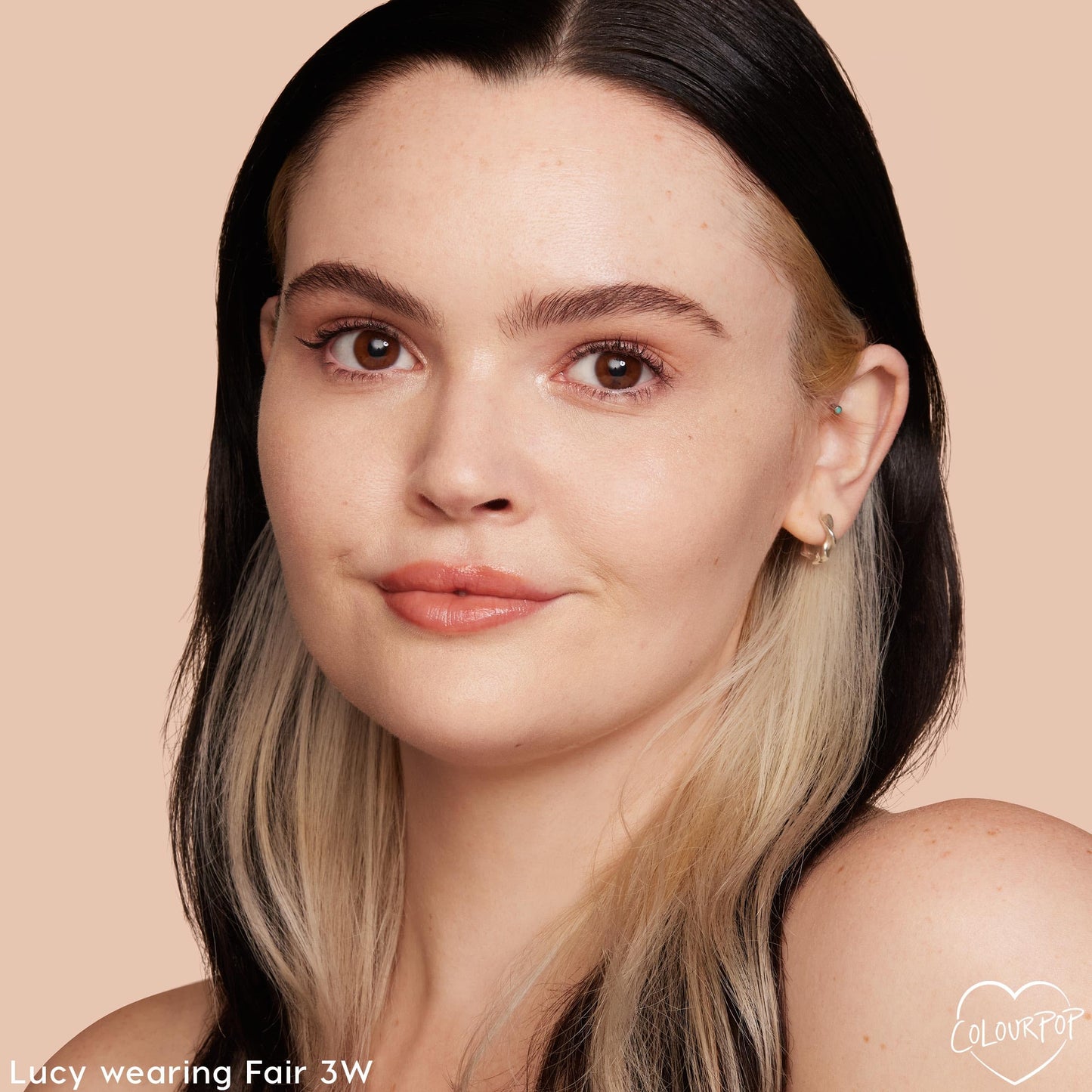 ColourPop Pretty Fresh Tinted Moisturizer - Hydrating Skin Tint with Lightweight Coverage - Formulated with Hyaluronic Acid & Coconut Water for Healthy-Looking Skin - Fair 3W (1.45 oz)
