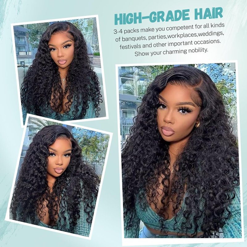 Deep Wave I Tip Hair Extensions - Brazilian Pre-Bonded Keratin | 100 Strands, 18" for 3C & 4A Afro Curly Hair
