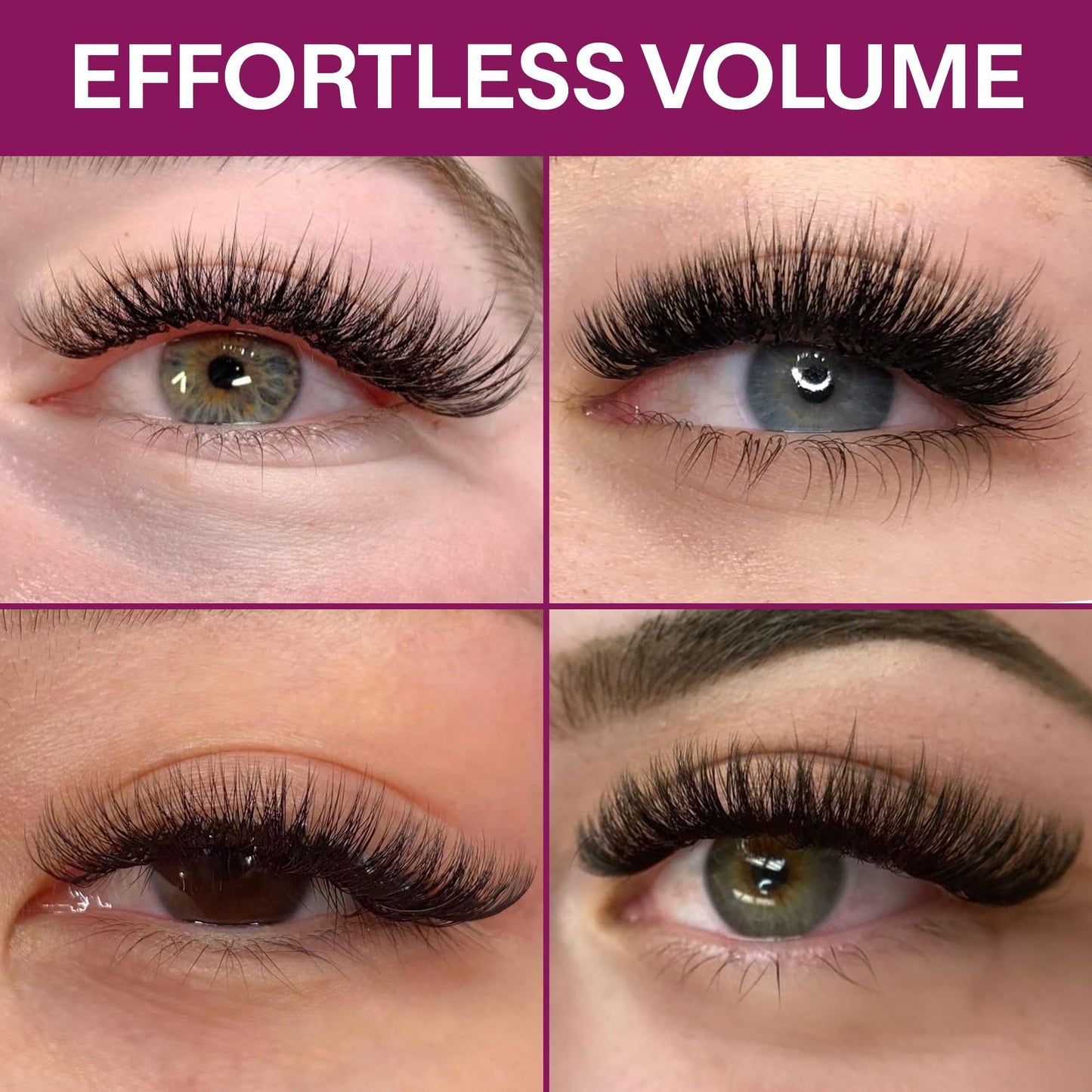 GLAMGAZE 800 Promade Fans 8-15mm Mixed Lengths - 5D to 16D, C CC D Curl, 0.05-0.07mm Thickness - Premade Lash Fans Volume Lash Extensions Loose Premade Fans Eyelash Extensions (12D-0.05-CC 8-15mm)