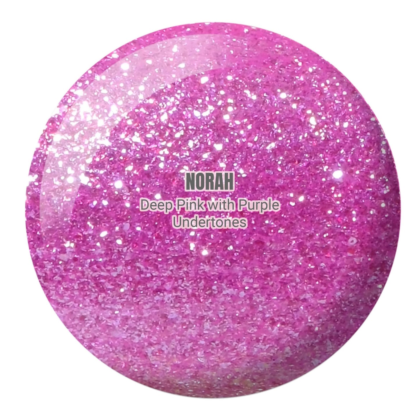 DND Gel Diva Polish Set, Mirrorball Collection, UV/LED Gel Polish and Air Dry Nail Lacquer, Matching Chip-Free Polish Duo, Pink015 Norah, 0.5 Fl Oz Each