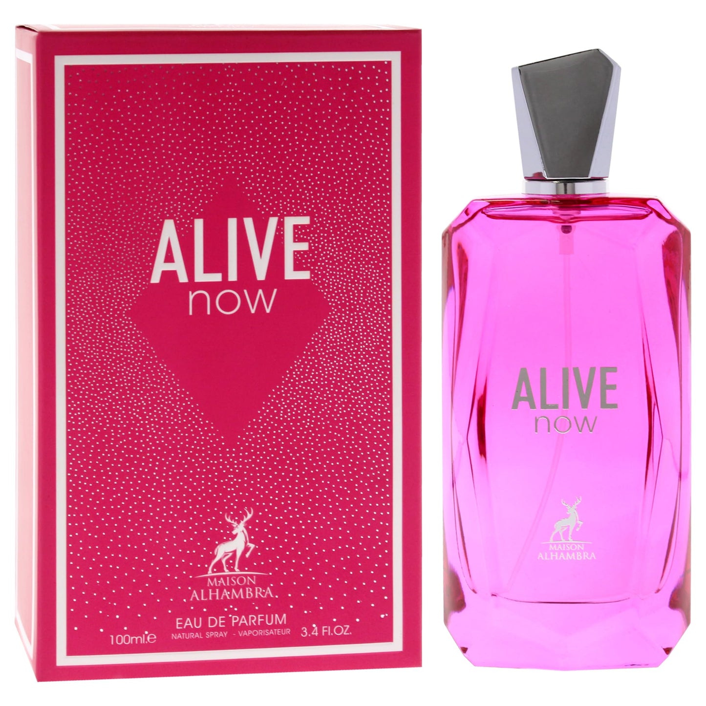 Lattafa Alive Now by Maison Alhambra for Women - 3.4 oz EDP Spray