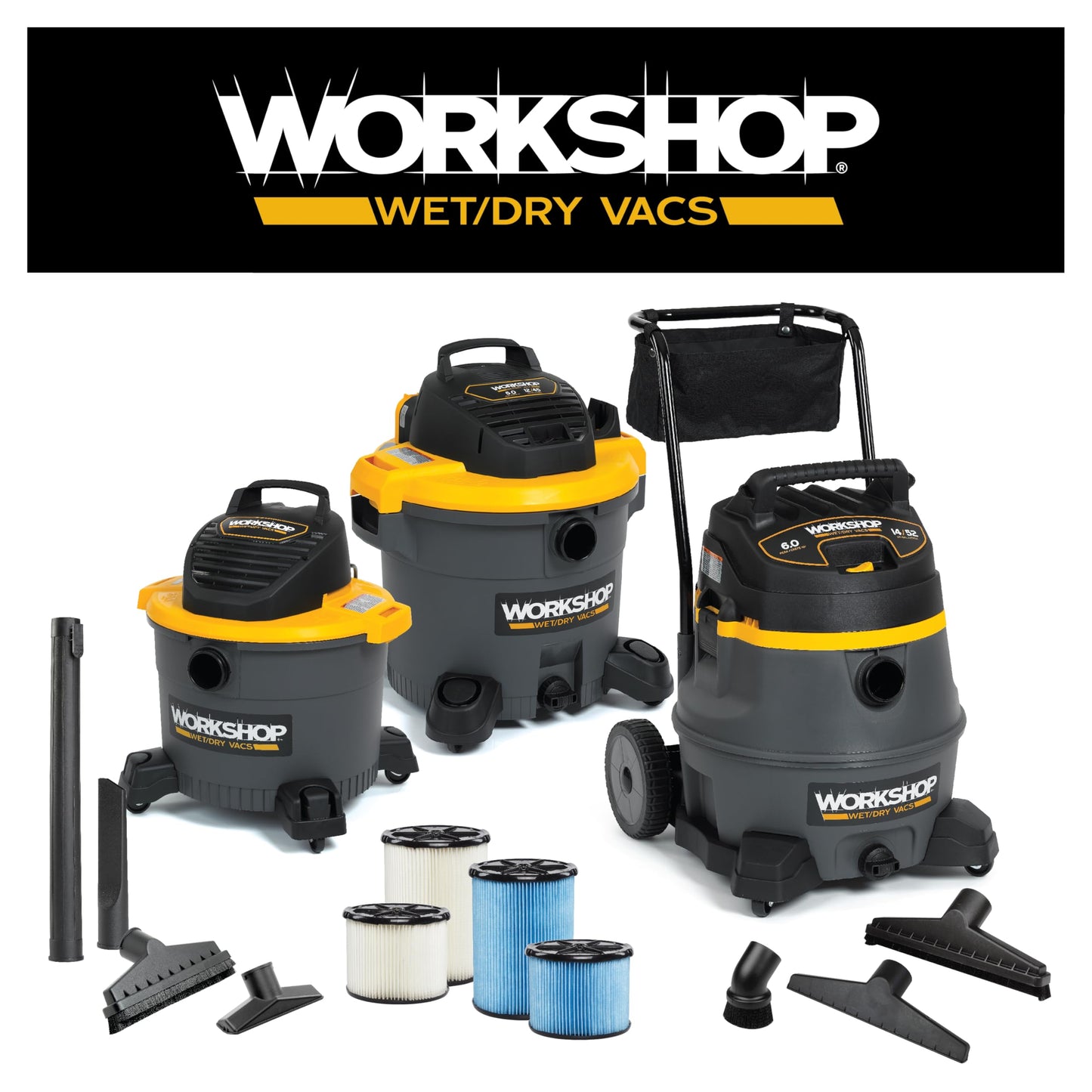 WORKSHOP Wet/Dry Vacs Shop Vacuum Accessories WS12502A Crevice Tool Attachment for Wet Dry Vacuum Cleaners, Fits 1-1/4-inch Extension Wands and Hoses