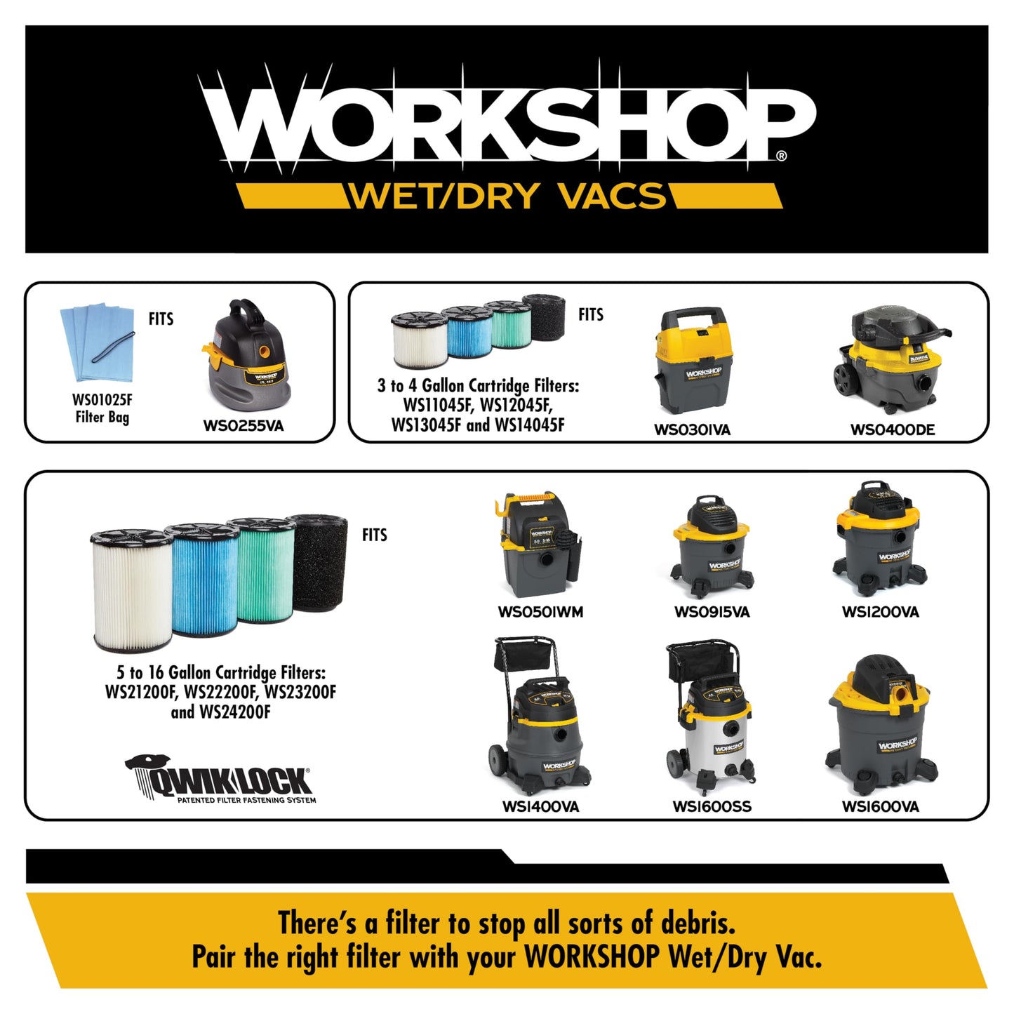 WORKSHOP Wet/Dry Vacs Shop Vacuum Accessories WS12502A Crevice Tool Attachment for Wet Dry Vacuum Cleaners, Fits 1-1/4-inch Extension Wands and Hoses