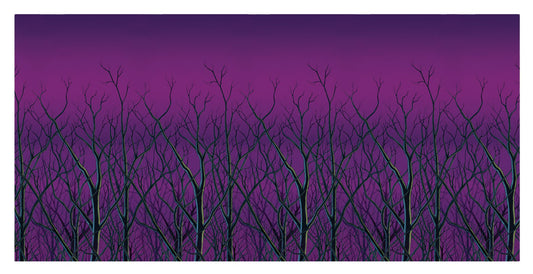 Beistle Spooky Forest Treetops Backdrop