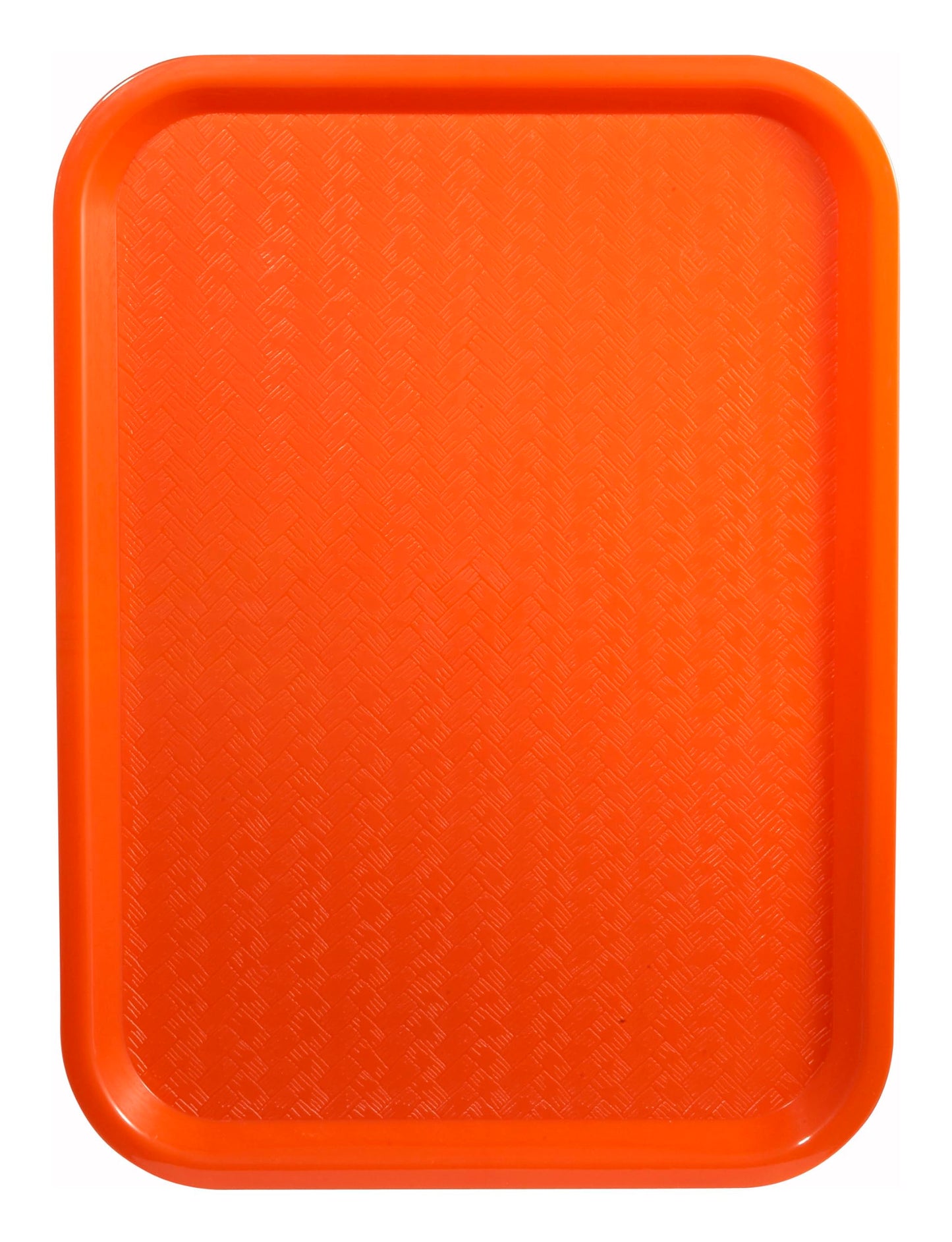 Winco Fast Food Tray, 10 by 14-Inch, Orange,Medium