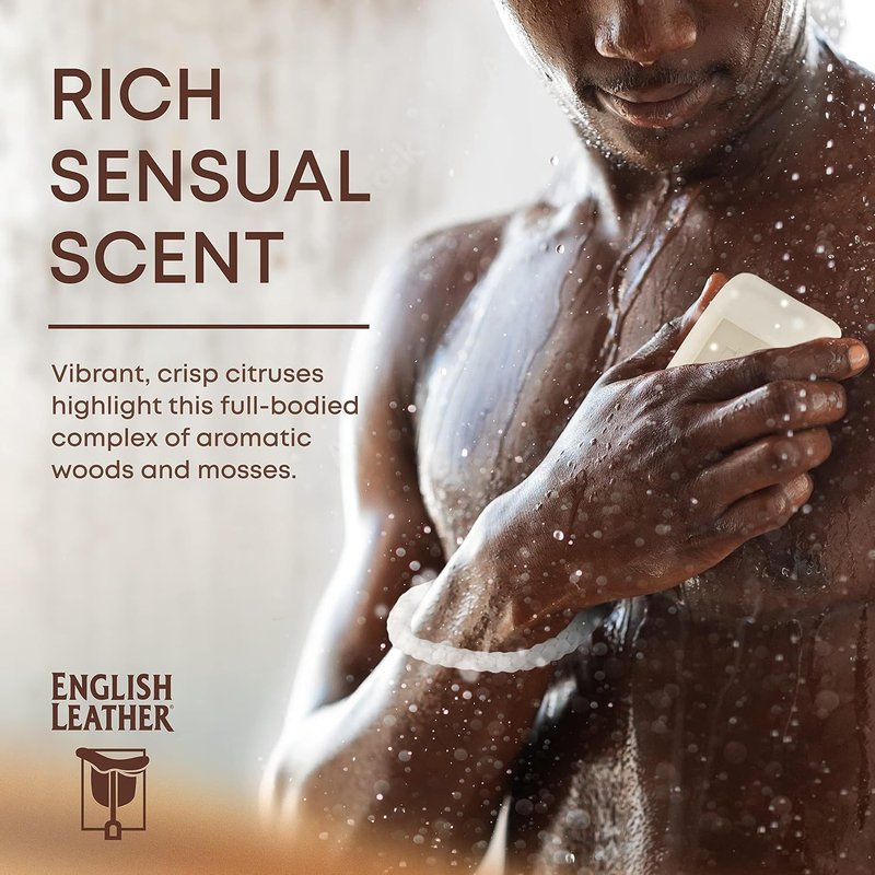 Dana English Leather Soap On A Rope for Men - Luxurious Fragrance & Stylish Design