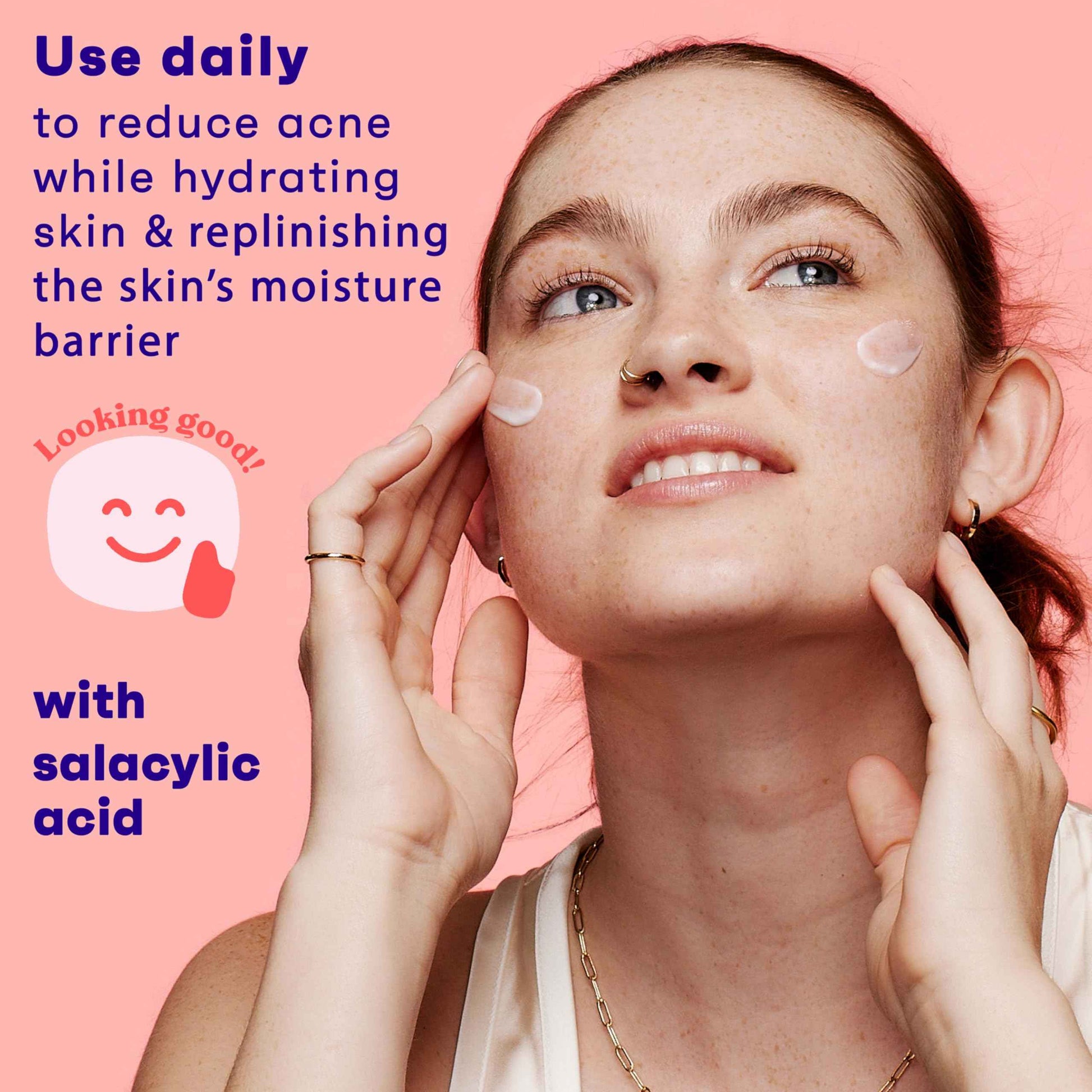 Clean & Clear Essentials Dual Action Oil-Free Facial Moisturizer, Salicylic Acid Acne Treatment with Pro-Vitamin B5 Moisturizes While Treating Acne & Helping to Prevent Pimples, 4 fl. oz, 3 Pack