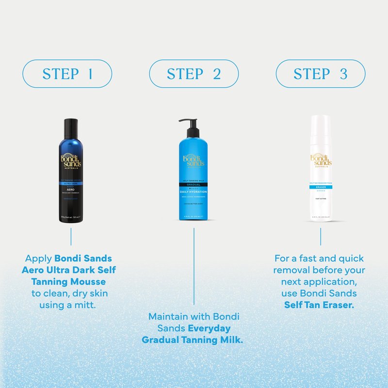 Bondi Sands Aero Self Tanning Foam | Lightweight + Fast-Drying Aerosol Formula Gives Skin a Hydrated, Long-Lasting Bronzed Glow | Ultra Dark, 7.61 Oz/225 mL
