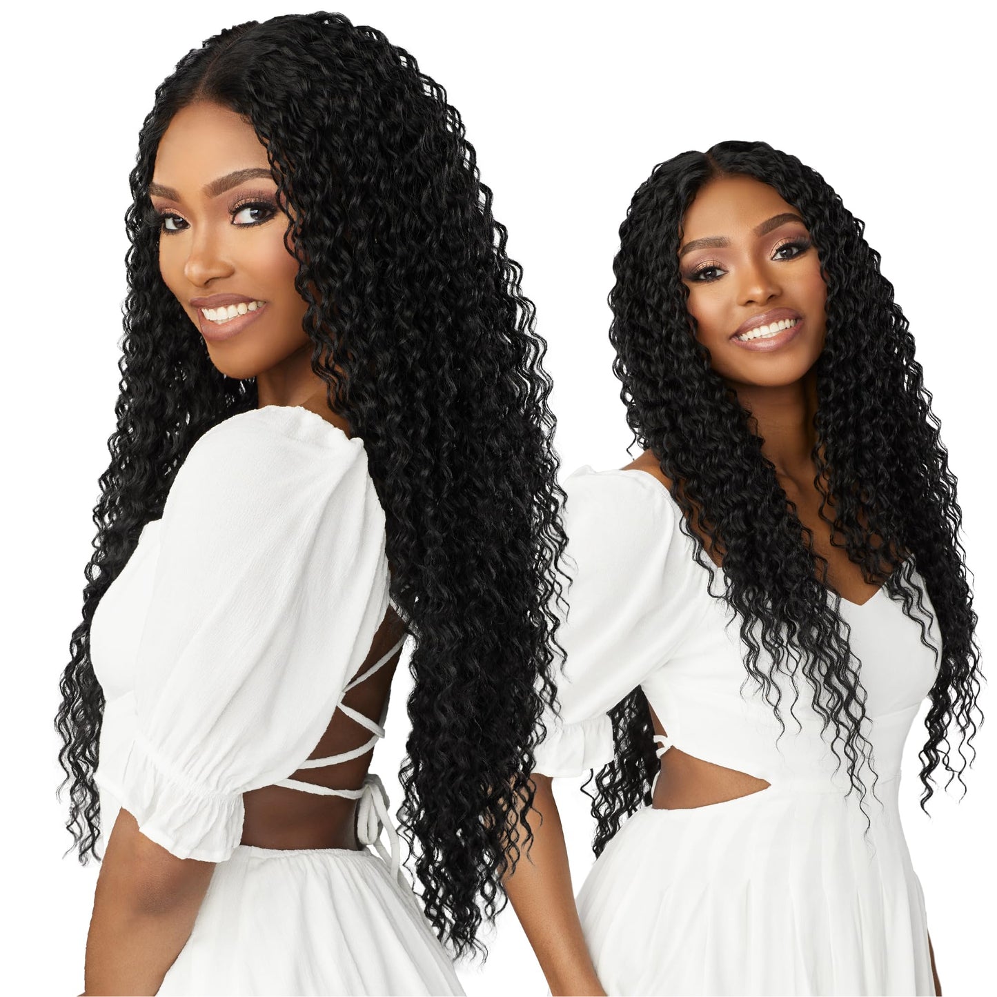 Sensationnel Dashly Wig - Unit 33 Non Lace Cap Ready to Wear Ear to Ear Lacepart Synthetic (1 JETBLACK)