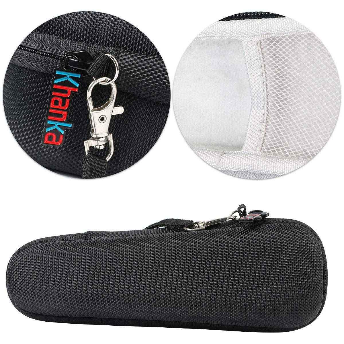 khanka Hard Travel Case Replacement for Norelco Philips Beard Trimmer and Hair Clipper 5500/5100 / 7000 Built-in Length Settings, Hair Clipping Combs