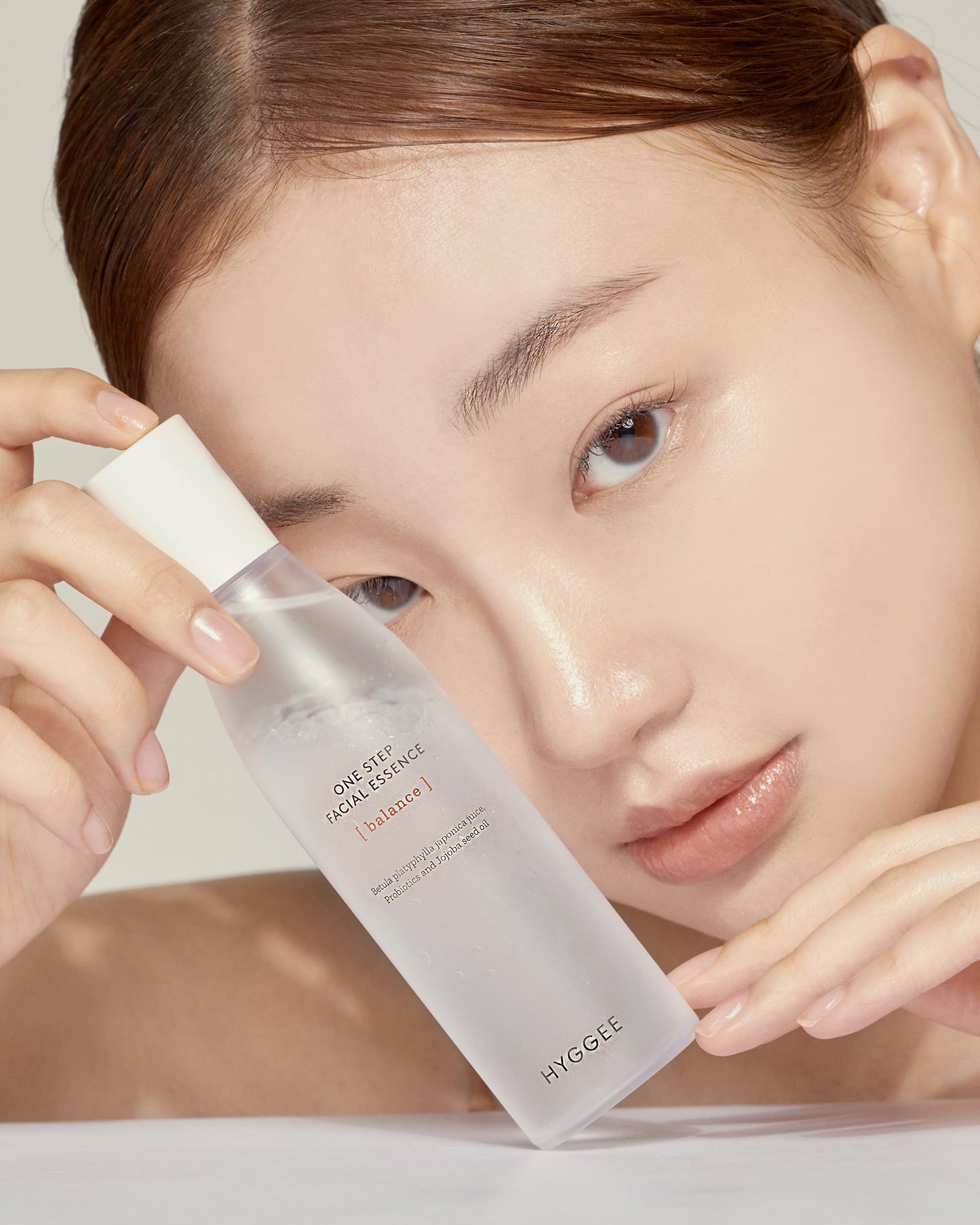 HYGGEE Onestep Facial Essence - Bi-Phase Hydrating Korean Toner with Birch Sap and Probiotics - Water and Oil Essence, 3.9 fl.oz.