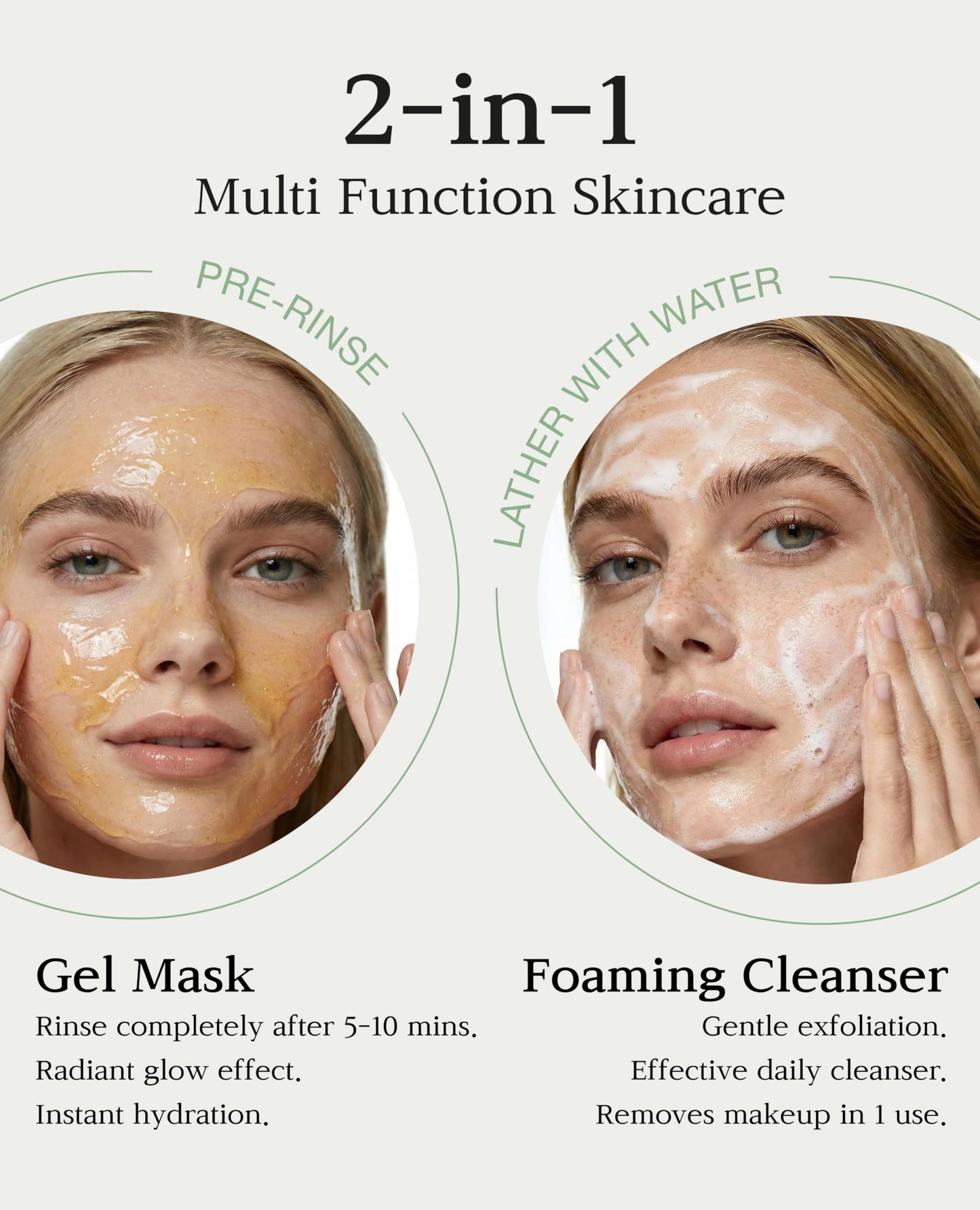 BLANC DUBU Nuborn Cell Deep Clean Spa Honey Mask | Honey Skincare 2-in-1, Korean Cleanser & Exfoliating Face Wash | Facial Cleanser & Cleansing Face Mask