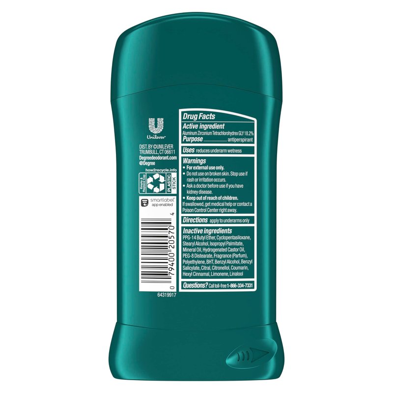 Degree Men Dry Protection Antiperspirant, Cool Comfort, 2.7 oz., Pack of 6