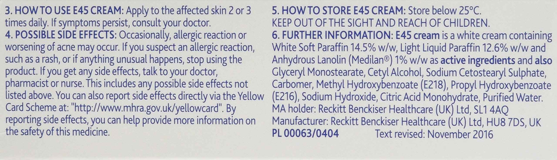 E45 Cream 50G X 3 Packs