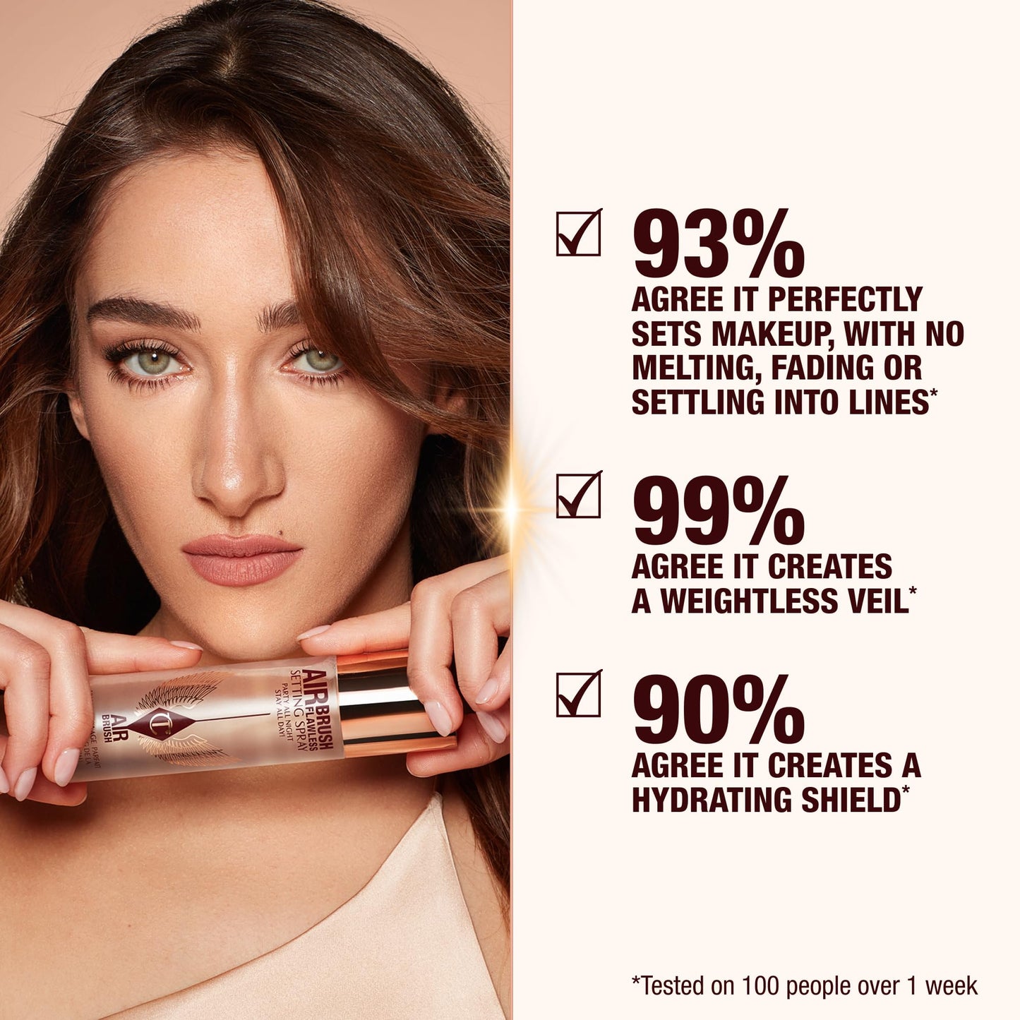 Charlotte Tilbury Protect & Prime Makeup Kit - Invisible UV Flawless Primer SPF 50 + Airbrush Flawless Setting Spray Duo - Hydrating, Smoothing & Long-Wear Makeup Essentials