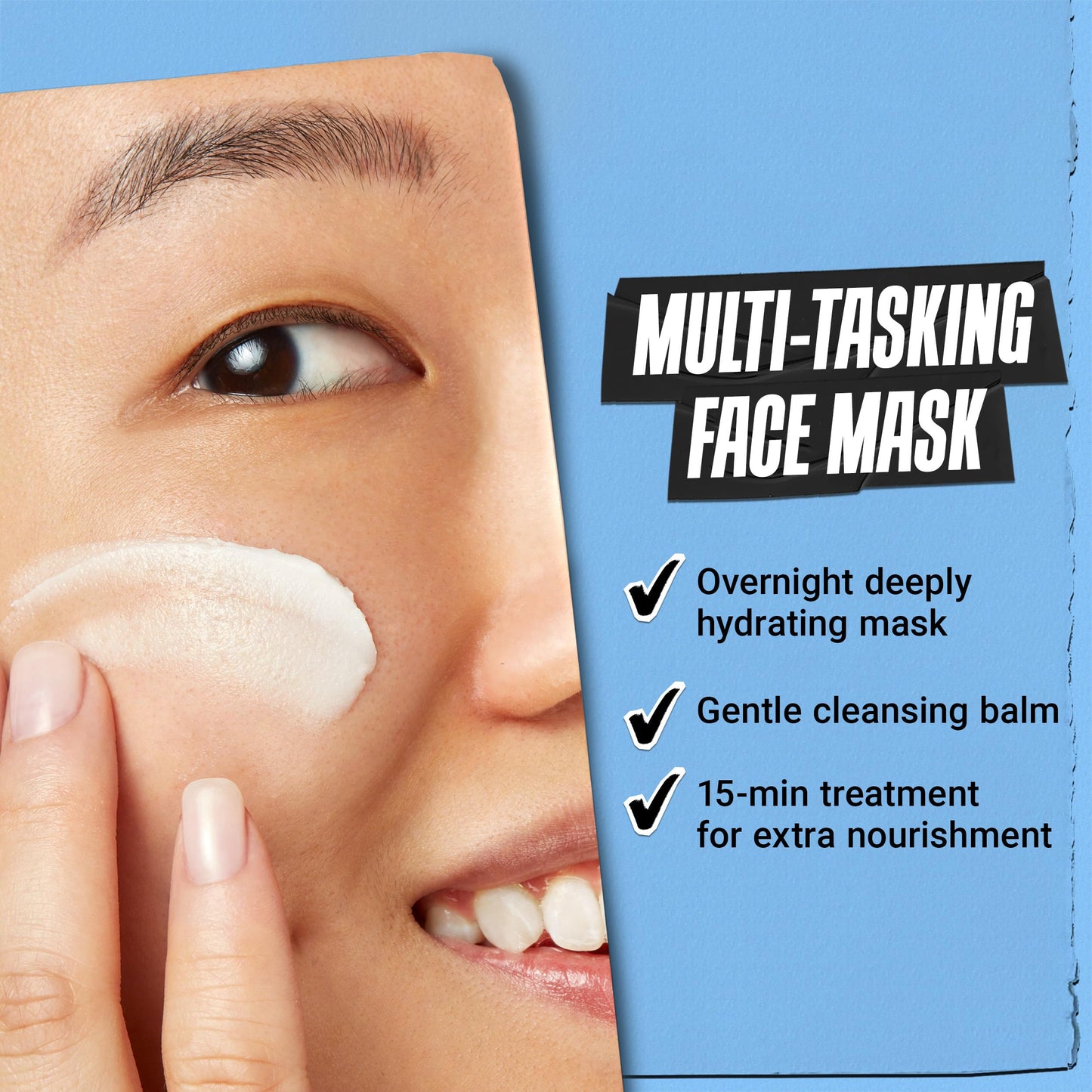 Kiehl's Ultra Facial Overnight Hydrating Face Mask with 10.5% Squalane, Deeply Hydrates Skin & Strengthens Moisture Barrier, Treats Dryness & Flaky Skin, Paraben-free, Fragrance-free - 3.4 fl oz