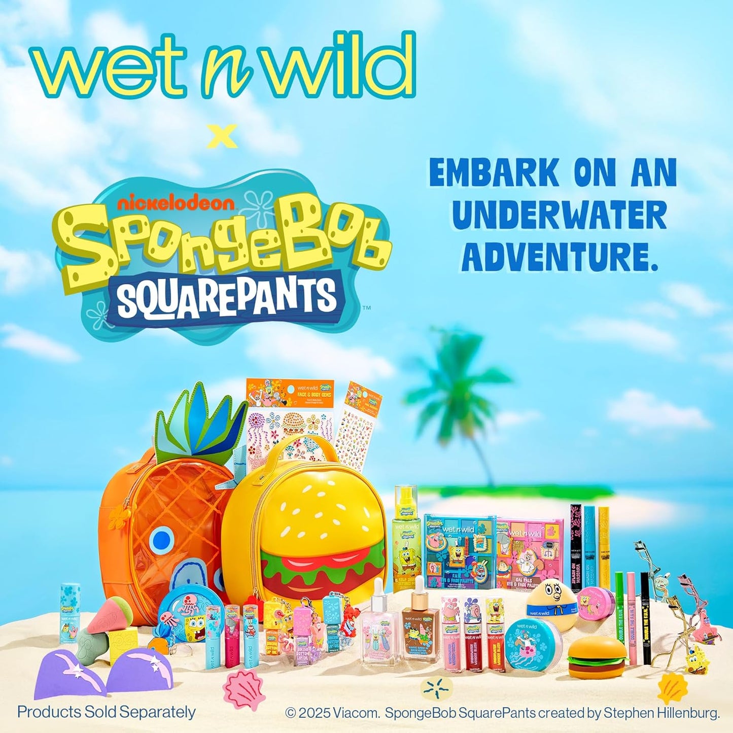 Wet n Wild Spongebob Bikini Bottom Cooling Lip Oil - Thar She Blows | Hydrating Duo Set