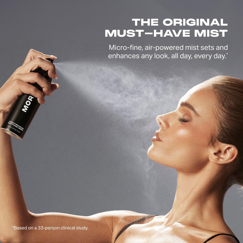 Morphe Jumbo Continuous Setting Spray - Micro-Fine Makeup Setting Spray with a Natural Radiant Finish - Helps Makeup Resist Caking or Fading & Increases Wear of Foundation (6.5 fl oz)