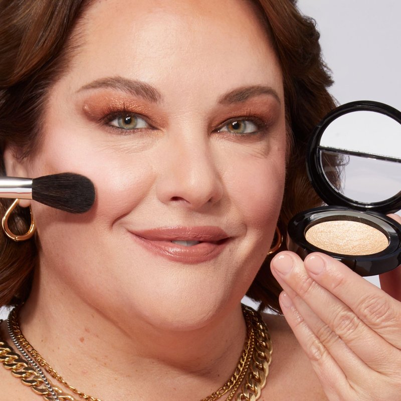 LAURA GELLER NEW YORK Baked Marbleized Highlighter (Travel Size), Portofino- Radiance Enhancing Makeup - Powder Highlighter Face Makeup