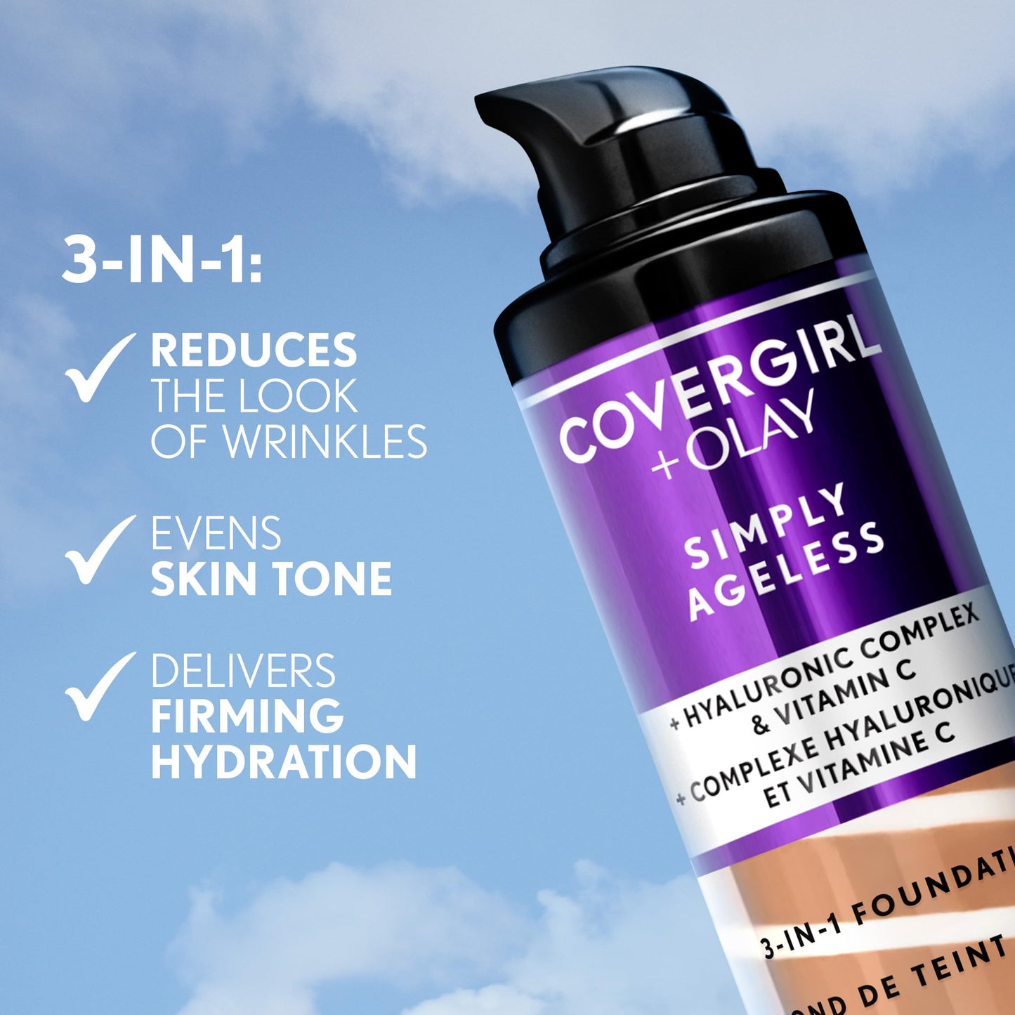 COVERGIRL Simply Ageless 3-in-1 Foundation - 257 Golden Tan