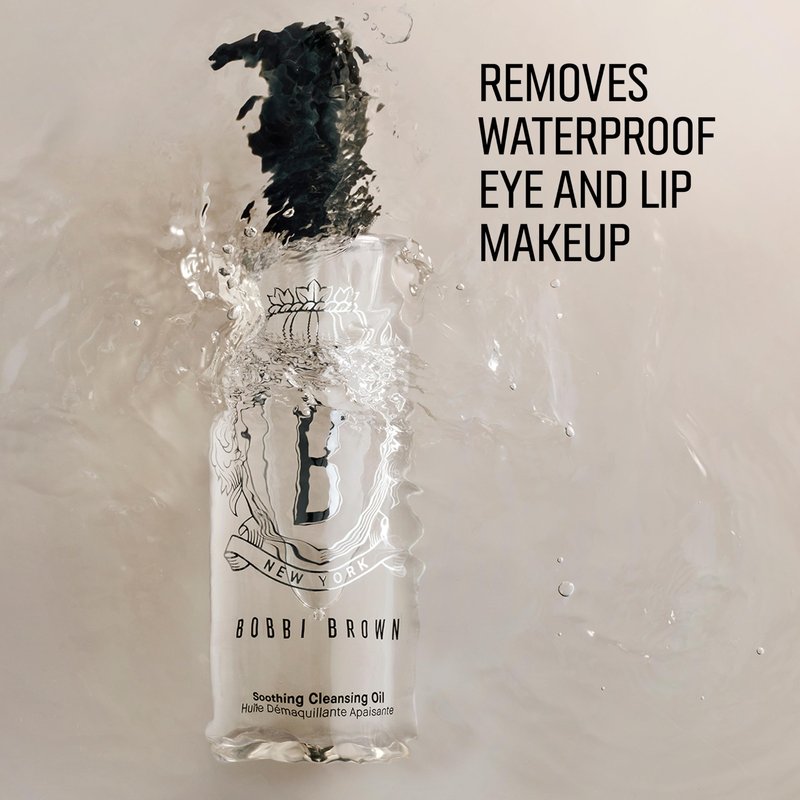 Bobbi Brown Soothing Cleansing Oil | Water-Light, Gentle Facial Cleanser for Waterproof Makeup | Non-Greasy Formula with Tsubaki Oil, 1 Fl Oz