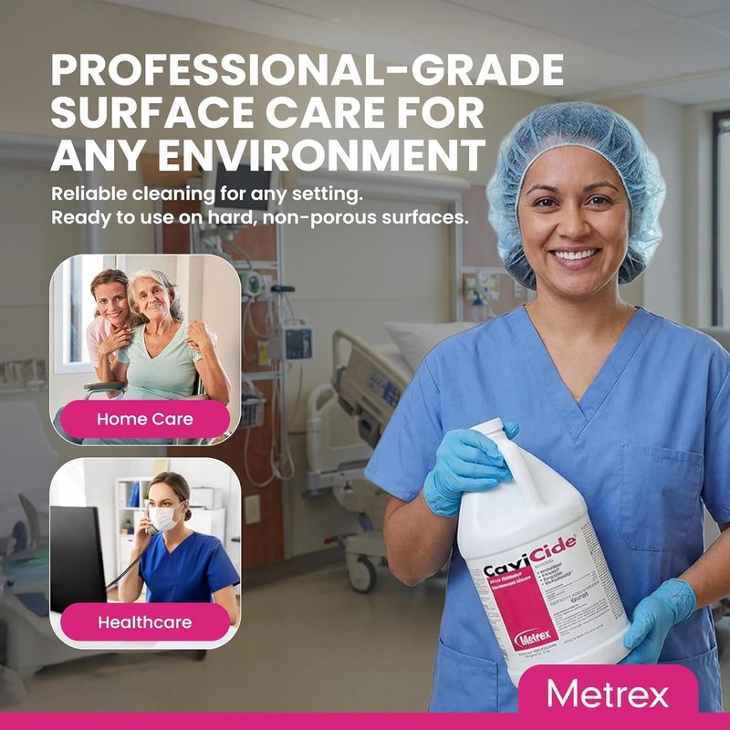 Metrex CaviCide Surface Disinfectant Cleaner - Multi-Purpose Medical Disinfectant | 1 Gallon (Pack of 3)