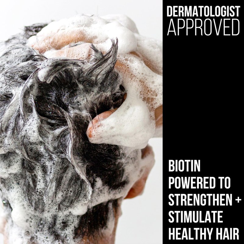 2-in-1 Mens Shampoo and Conditioner - Biotin Hair Thickening Shampoo for Men - SLS-free and Paraben-Free