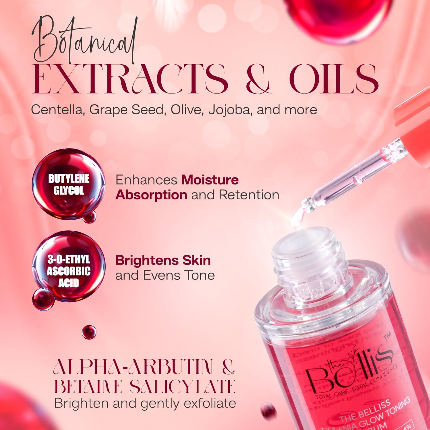 Belliss Niacinamide 10% + Tranexamic Acid 4% Serum (TXA + NIA) (30ml) Pack of 1 - Serum for Face, Dark Spot Correcting, Brightening & Hydrating - Fragrance-Free, Sensitive Skin Safe, Made in Korea