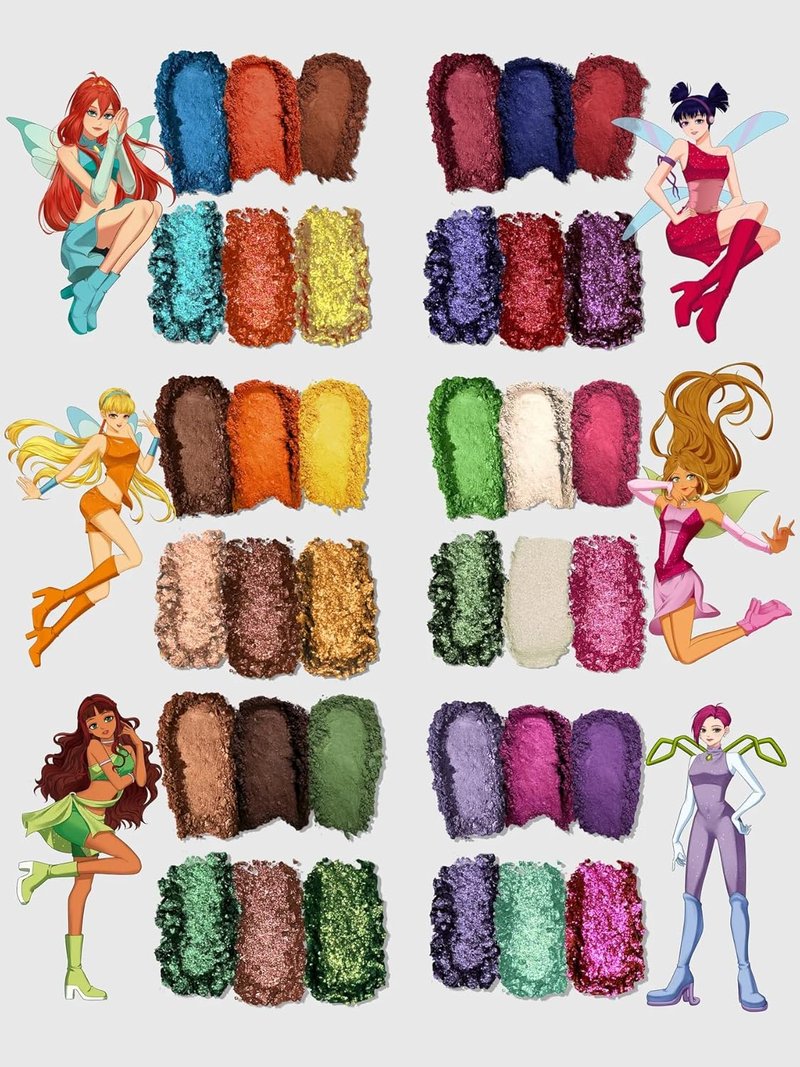 Winx Club Eyeshadow Palette - Bloom Color Collection | Vibrant Shades for Stunning Looks