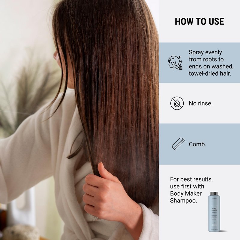 Lakmé Teknia Body Maker Mist, Volume Spray for Fine Hair, Hair Volumizing Spray, 10.2 Fl Oz