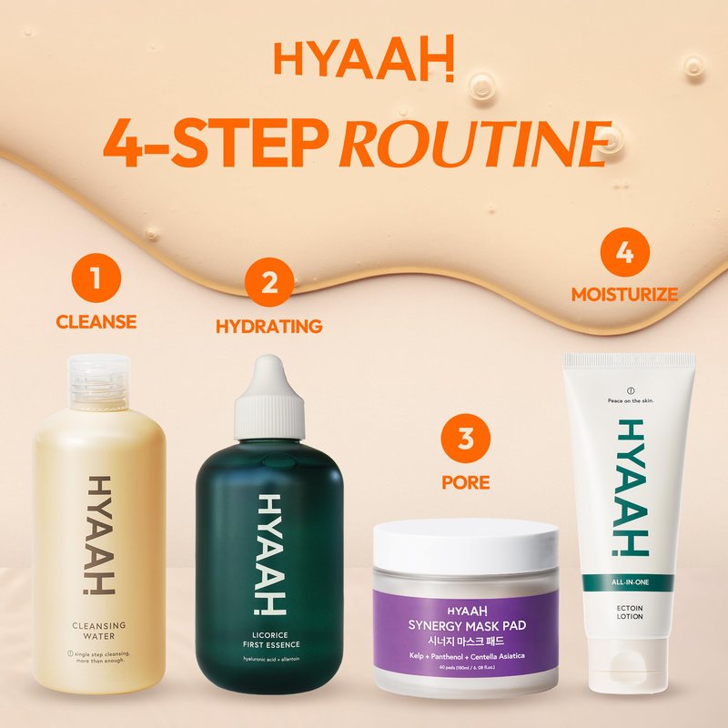 Hyaah Licorice First Essence – Soothing & Hydrating Facial Essence with Korean Licorice Root, Hyaluronic Acid & Allantoin, Lightweight Texture, Alcohol-Free, Korean Skincare