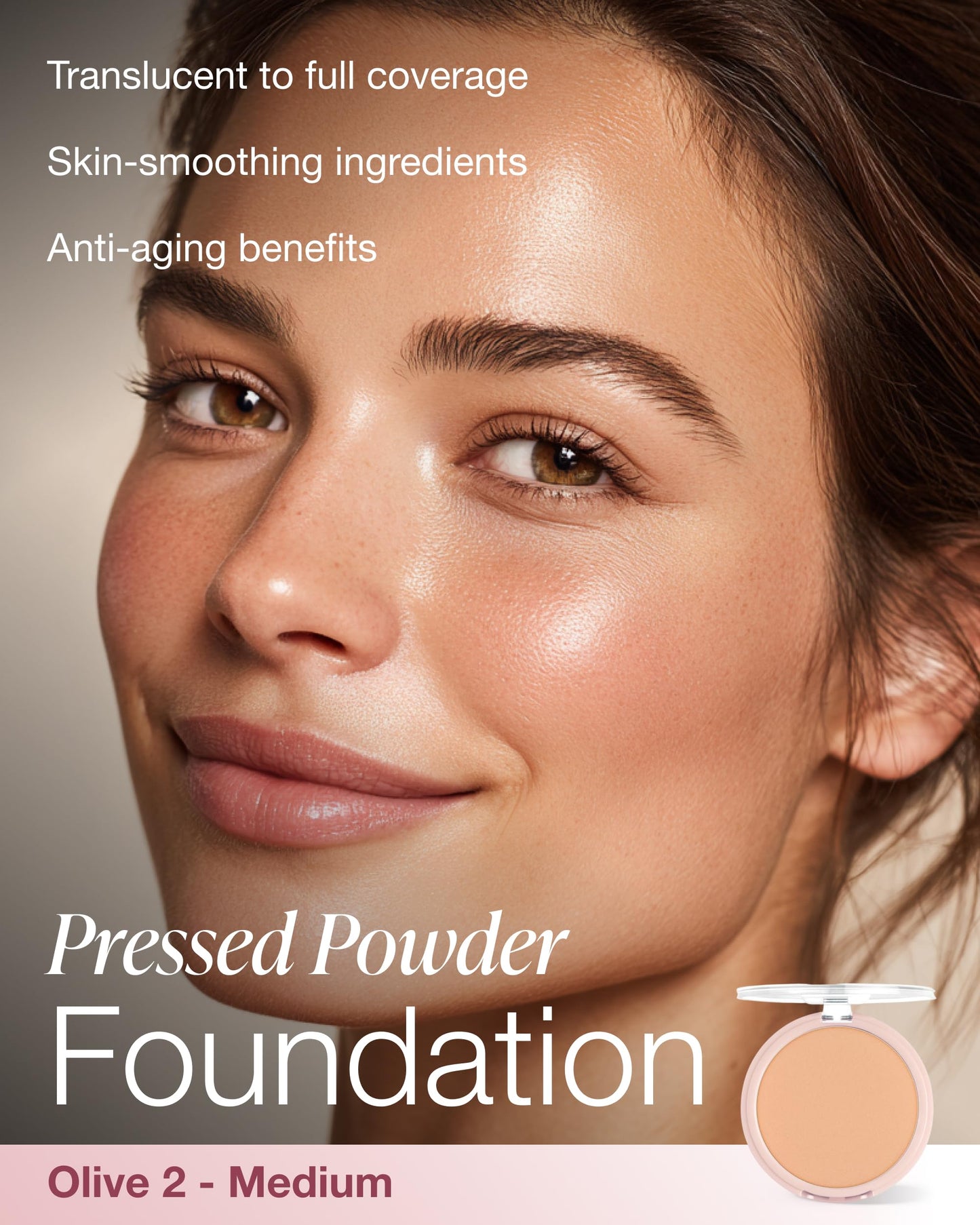 Mineral Fusion Pressed Powder Foundation (Olive 2)