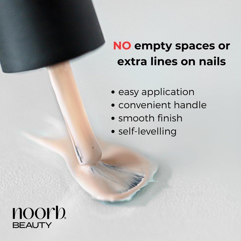 noorb beauty Nude Gel Polish, Natural Odorless Gel Nail Polish with Organic Pigments, Soak Off UV Gel Nail Polish Colors in Nude