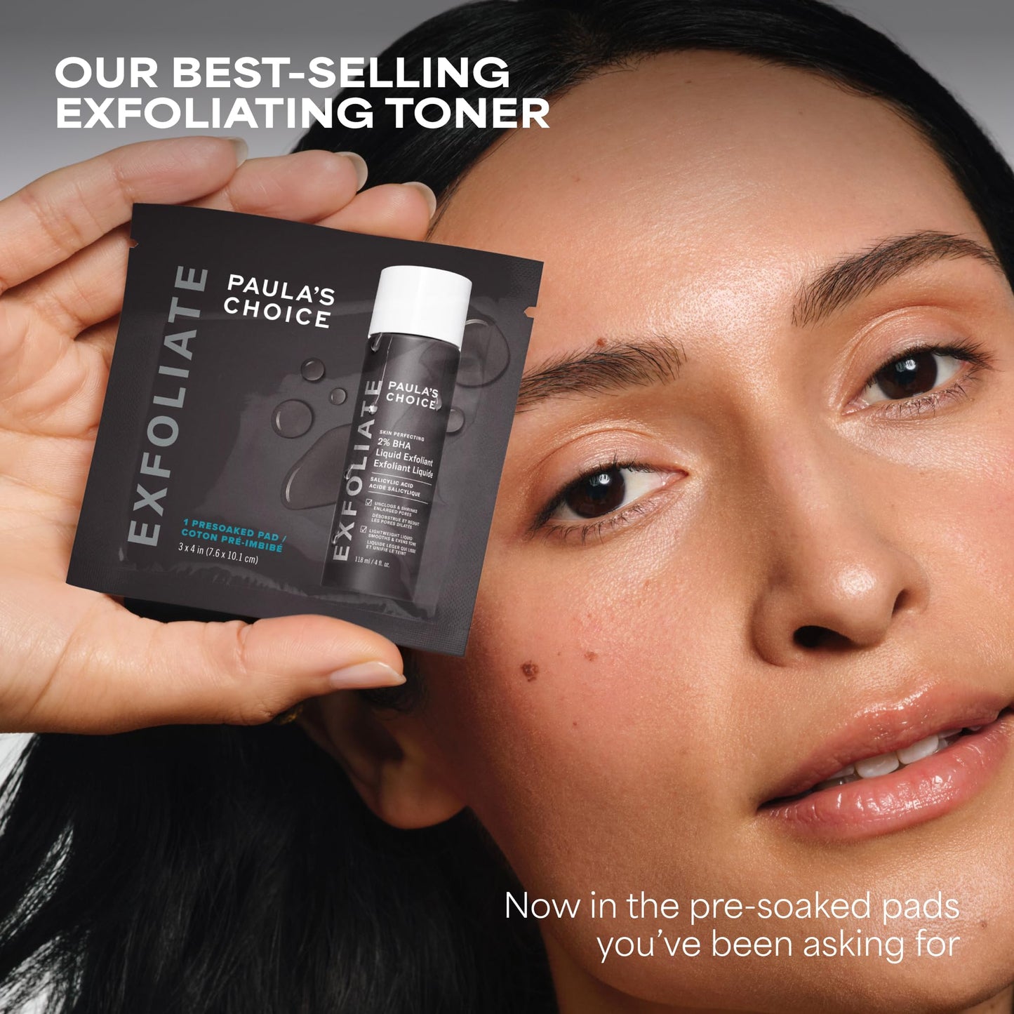 Paula's Choice SKIN PERFECTING 2% BHA Salicylic Acid Exfoliating Pads,10 Ct