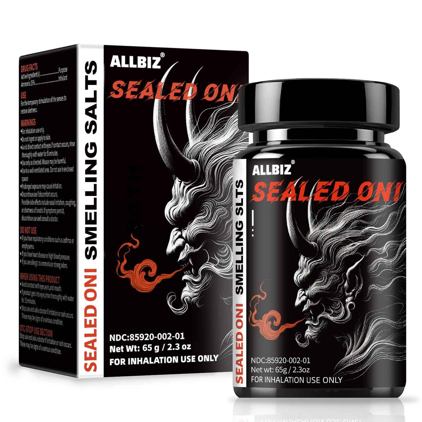 Potent Smelling Salts - Sealed-Oni - Long Lasting Water-Activated Ammonia Inhalant for Athletes in Hockey, Weightlifting and Powerlifting - Instant Energy, Enhanced Focus & Motivation