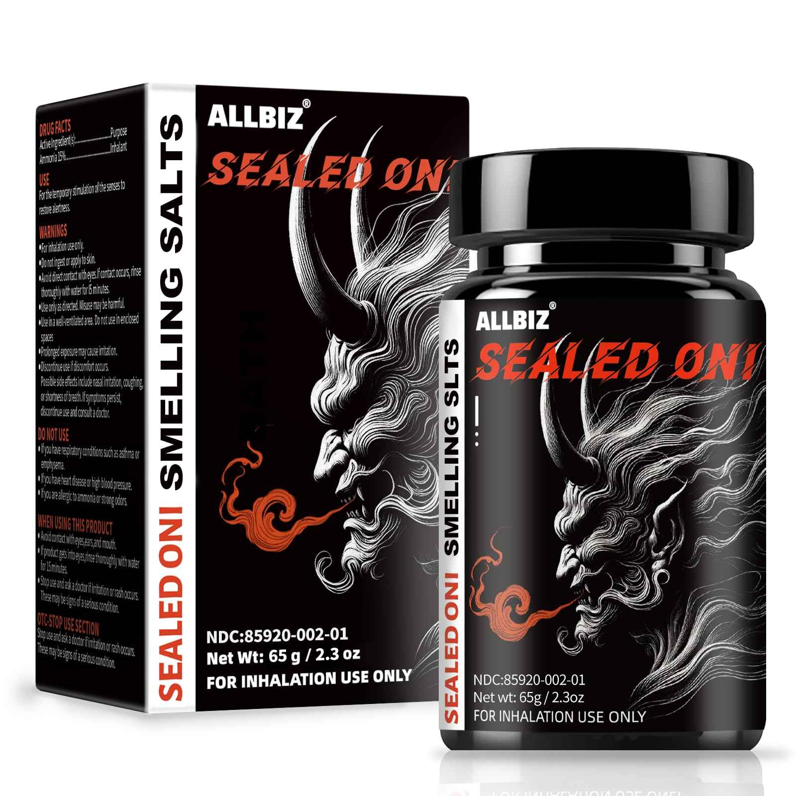 Potent Smelling Salts - Sealed-Oni - Long Lasting Water-Activated Ammonia Inhalant for Athletes in Hockey, Weightlifting and Powerlifting - Instant Energy, Enhanced Focus & Motivation