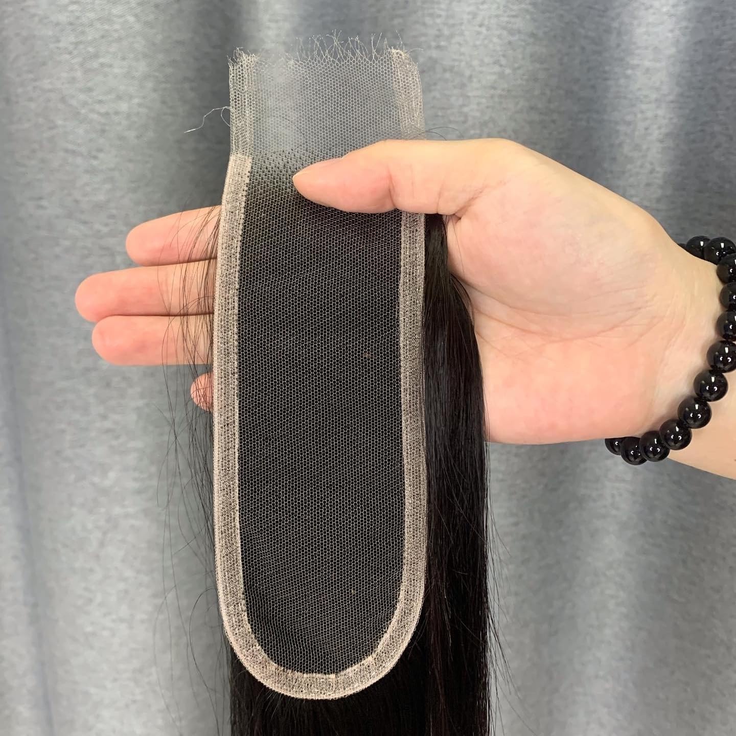 SKINLIKE Real HD Swiss Lace Closure Human Hair 2x6 Lace Closure with Clean Hairline Much More Density Full Cuticle Aligned Brazilian Human Hair Body Wave Style (14inch, HD BW 2x6 lace closure)