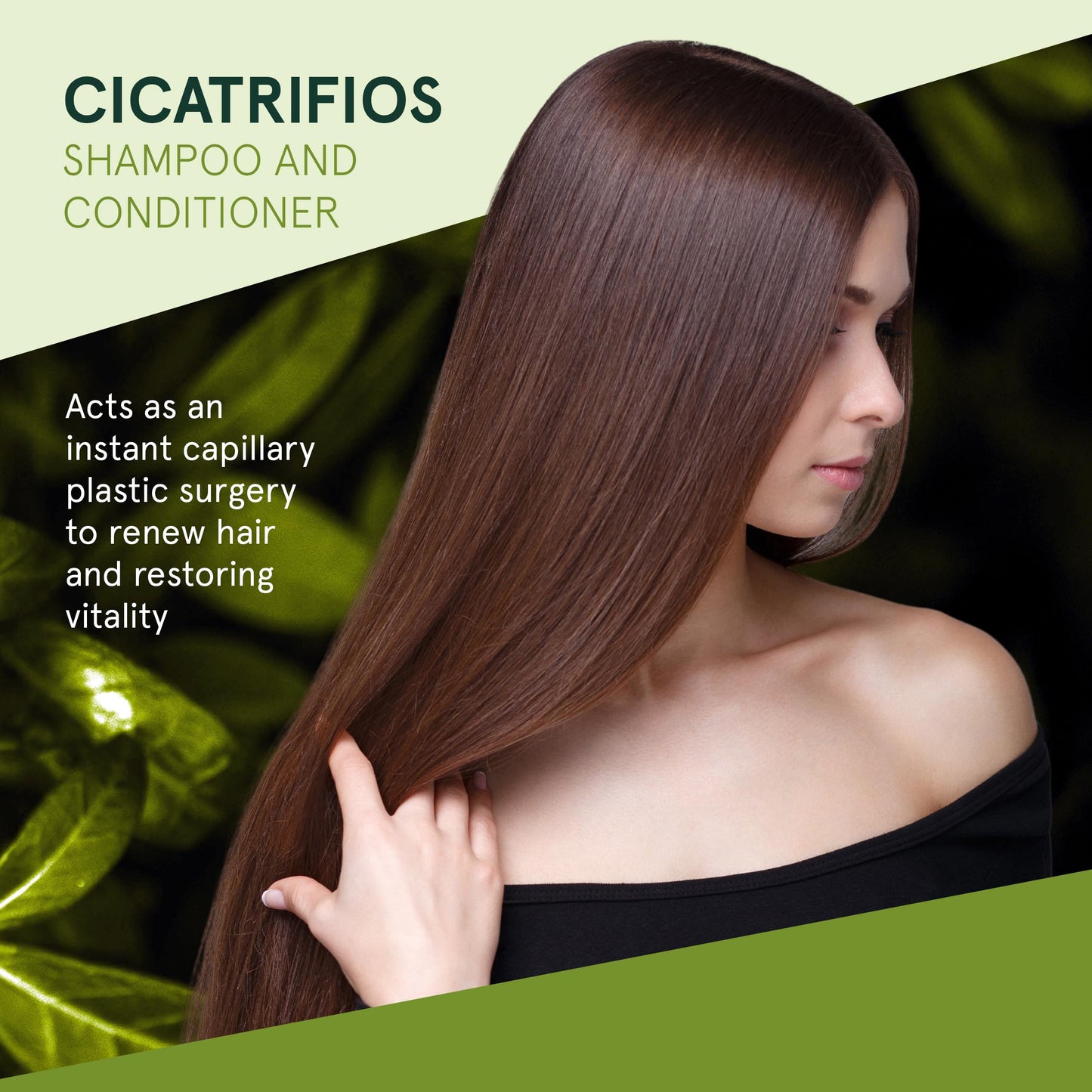Inoar Cicatrifios Shampoo & Conditioner Renewal Haircare Duo with RejuComplex3 & Argan Oil, 2 x 16.9 Fl Oz Each