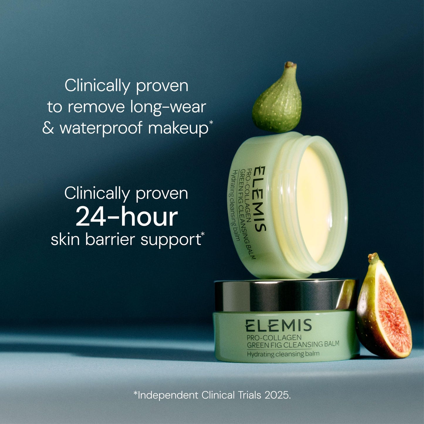 ELEMIS Pro-Collagen Green Fig Cleansing Balm, 3-in-1 Facial Cleanser, 100g
