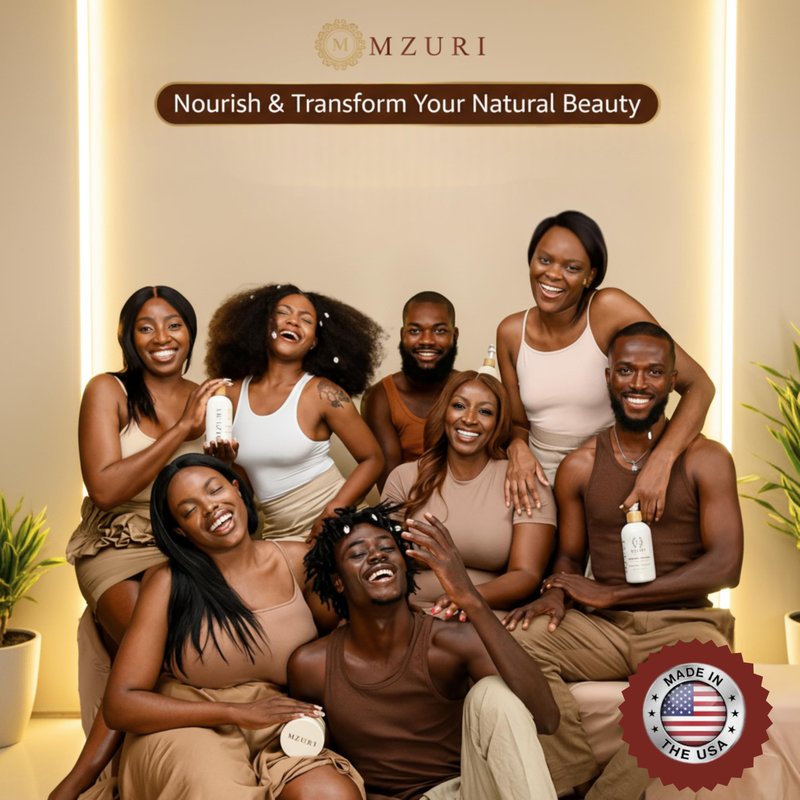 MZURI Body Wash, African Black Soap, Organic Coconut Oil, & Wild Coronado Cherry, Moisturizing, Hydrating, & Gentle Formula for Dry, Sensitive Skin, Shea Butter Luxury Body Wash - 16 Fl. Oz