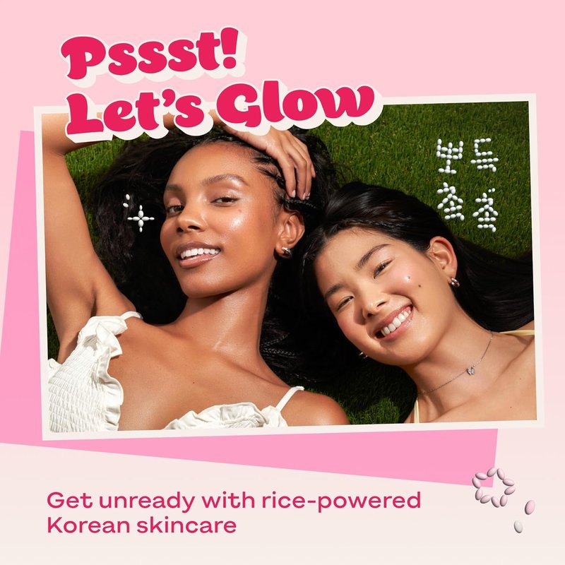 Rice Water Bright Vegan Cream - Quick-Absorbing Moisturizer with Niacinamide & Hyaluronic Acid | Korean Skin Care