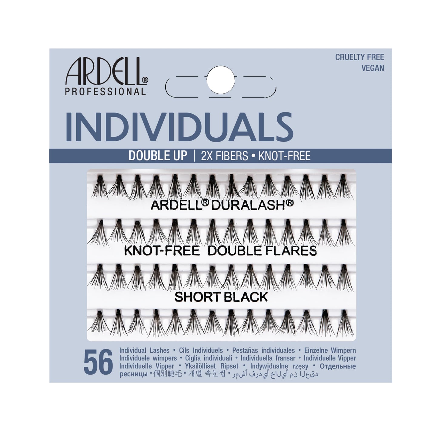 Double Up Individuals Knot-Free Short Black