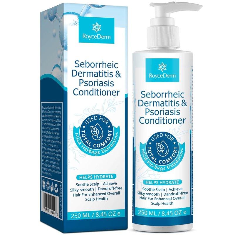 Roycederm Psoriasis Shampoo & Conditioner Bundle - Dry, Itchy Scalp Relief | Scalp Care Set