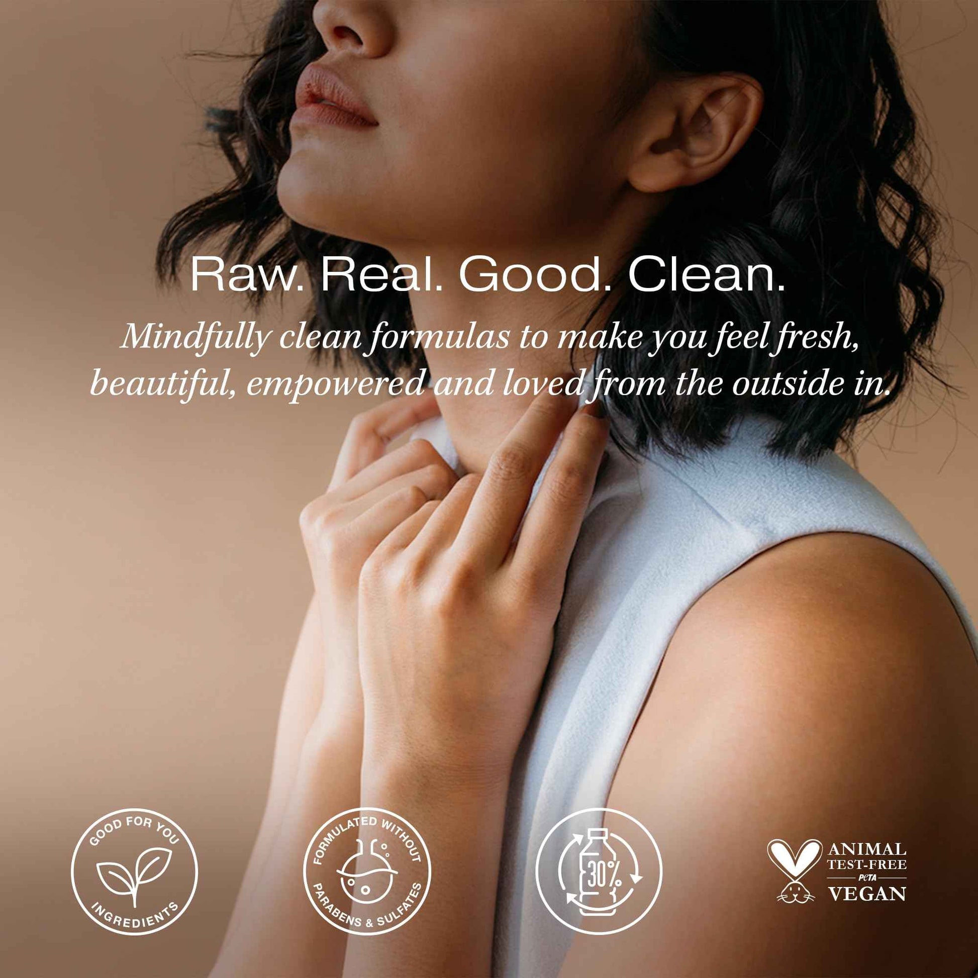 RAW SUGAR Simply Hand Wash, 16.9 Fl Oz (Pack of 4) Green Tea Liquid Hand Soap for Kitchen or Bathroom, Cleanses & Refreshes Hands, Formulated without Sulfates & Parabens