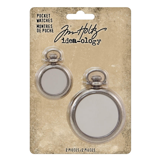Tim Holtz, Advantus Pocket Watch, silver