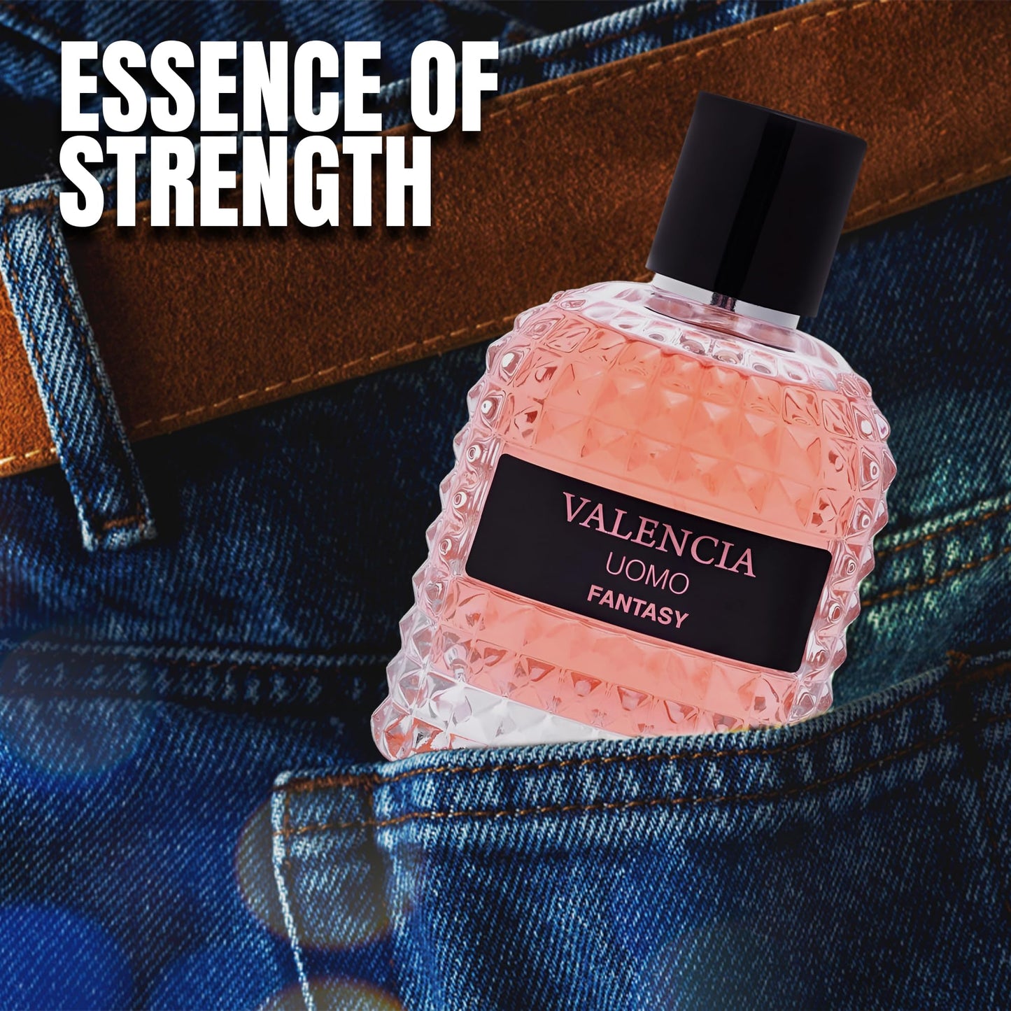 A CENTER Men's Cologne Gift Set Include Valentine Milano,Valentine,Choco Musk & Valencia UOMO Fantasy | Vanilla Bourbon, Leather & Amber Floral Fragrance | Luxury Eau de Toilette